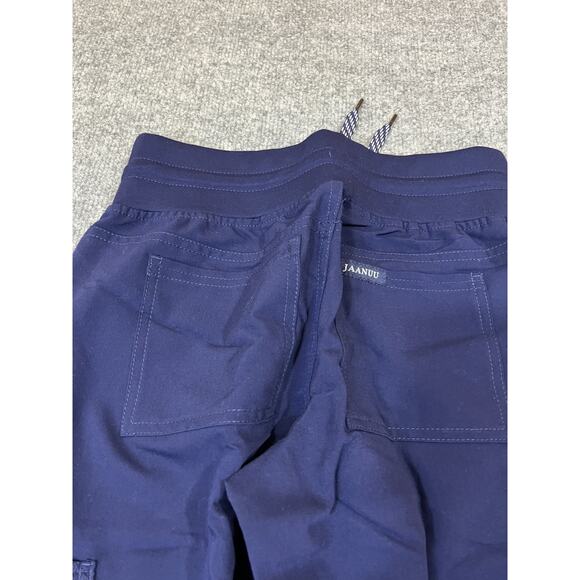 Jaanuu Multi Pockets Scrub Joggers 2XS Petite Cargo High Rise Stretch Nurse - Picture 7 of 13